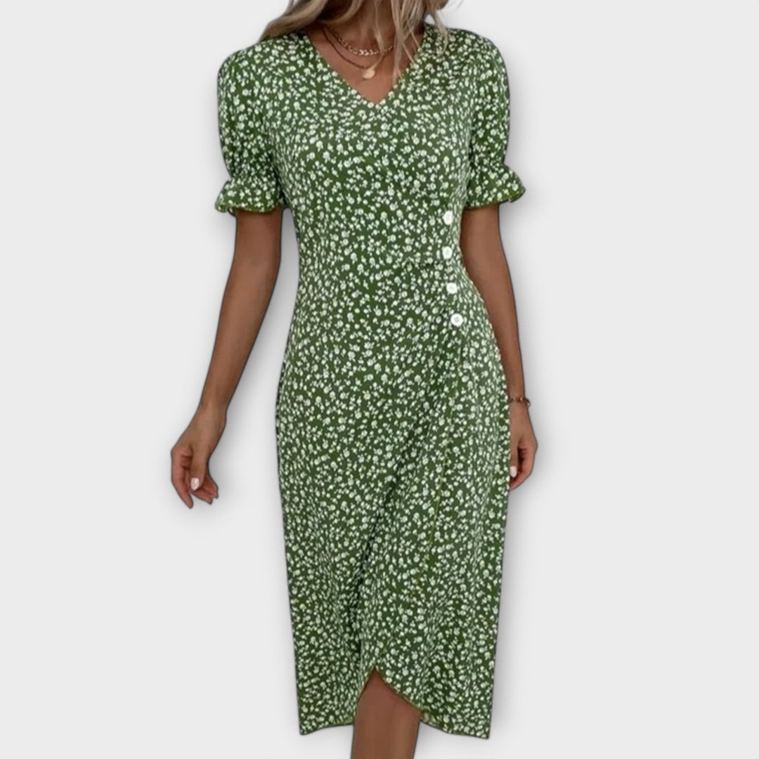 Berlin - Elegant Women's Floral Dress