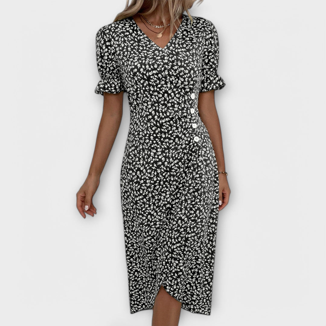 Berlin - Elegant Women's Floral Dress