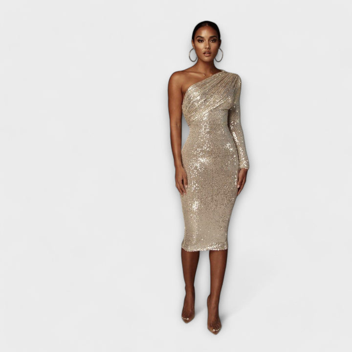 Margely - A Dress with a Wrap Bodice