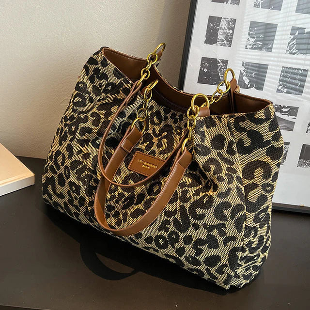Nora | Leopard Charm Bag