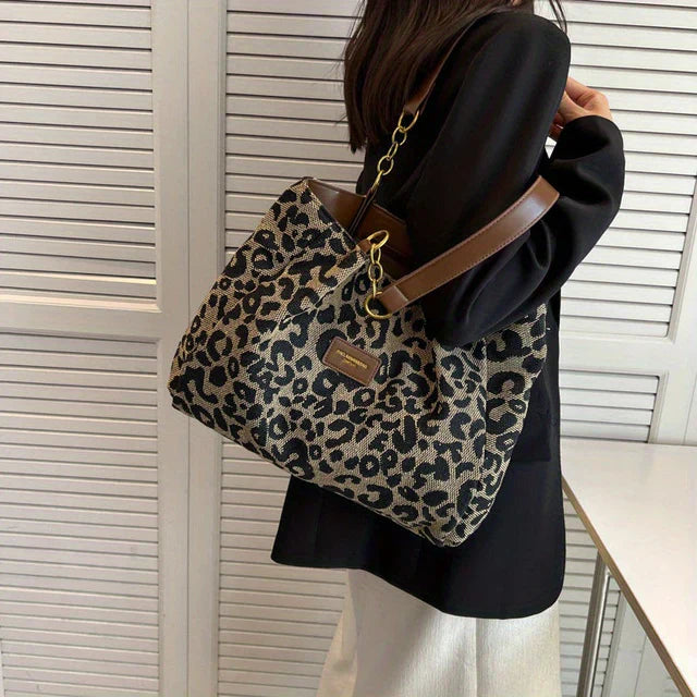 Nora | Leopard Charm Bag