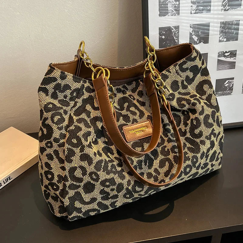 Nora | Leopard Charm Bag