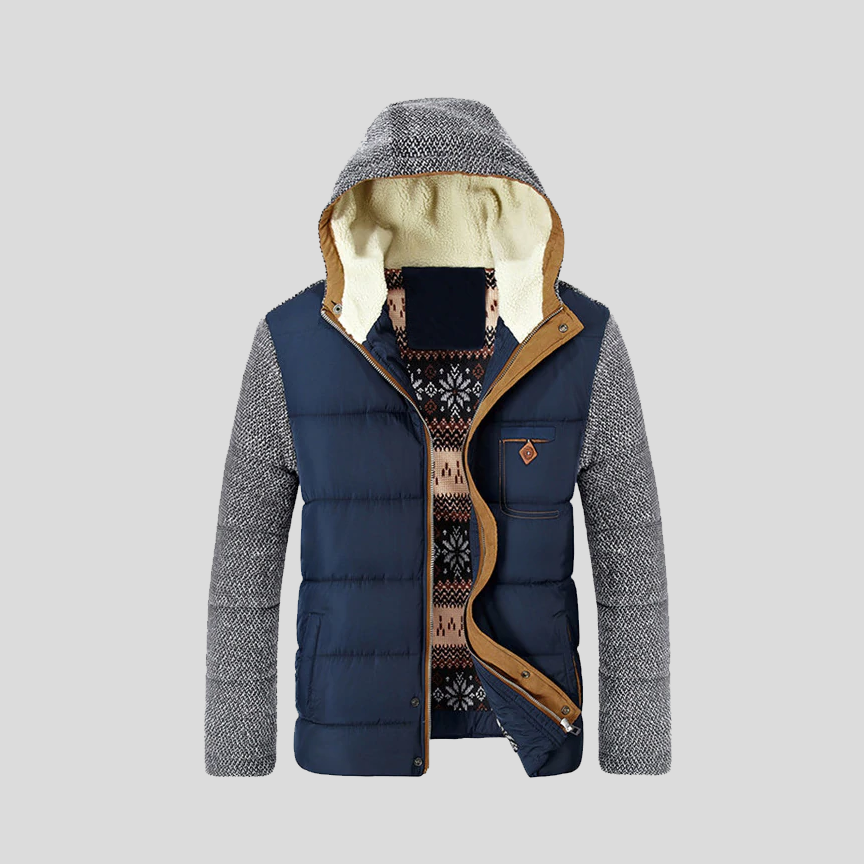 Louie | Quilted Winter Jacket with Hood