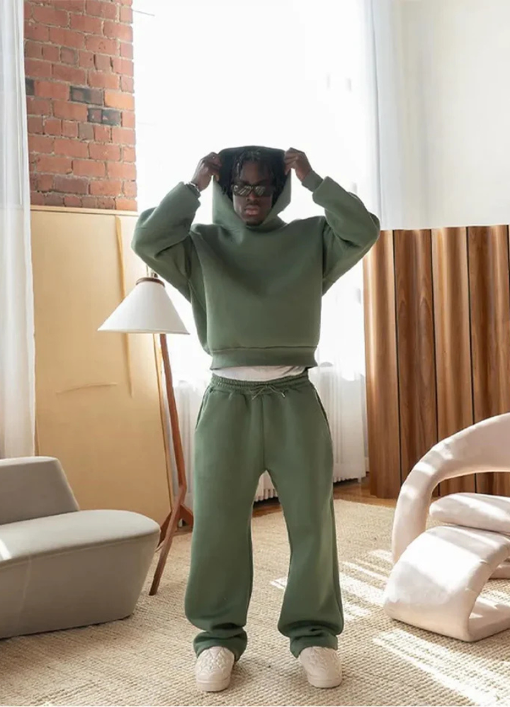 Men's Hoodie and Jogging Set for Casual Comfort