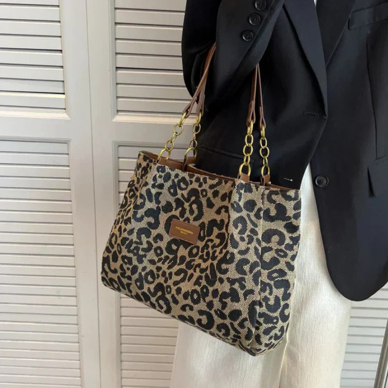 Nora | Leopard Charm Bag