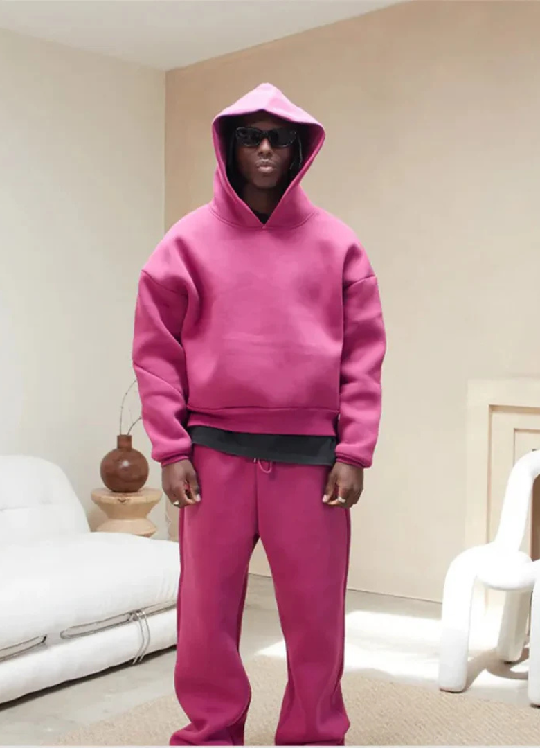 Men's Hoodie and Jogging Set for Casual Comfort