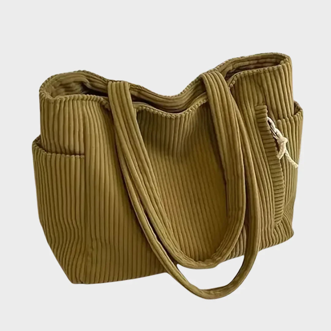 Mara | Ribbed Tote Bag