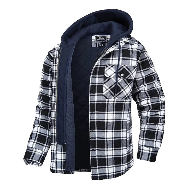 Joel | Checked Hooded Jacket
