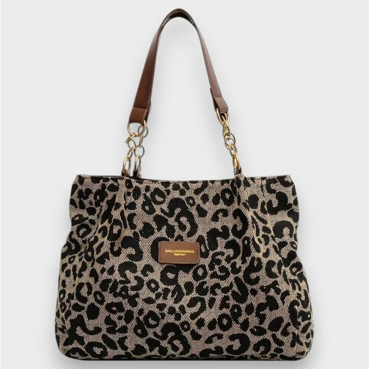 Nora | Leopard Charm Bag