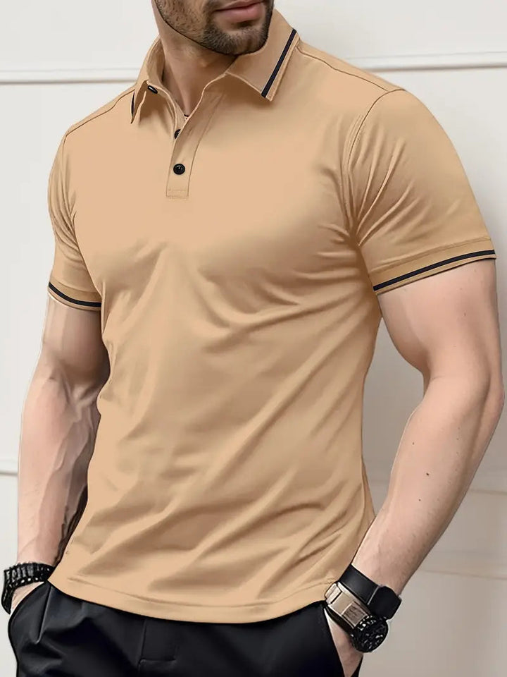 Men's Breathable Golf Polo Shirt for Summer