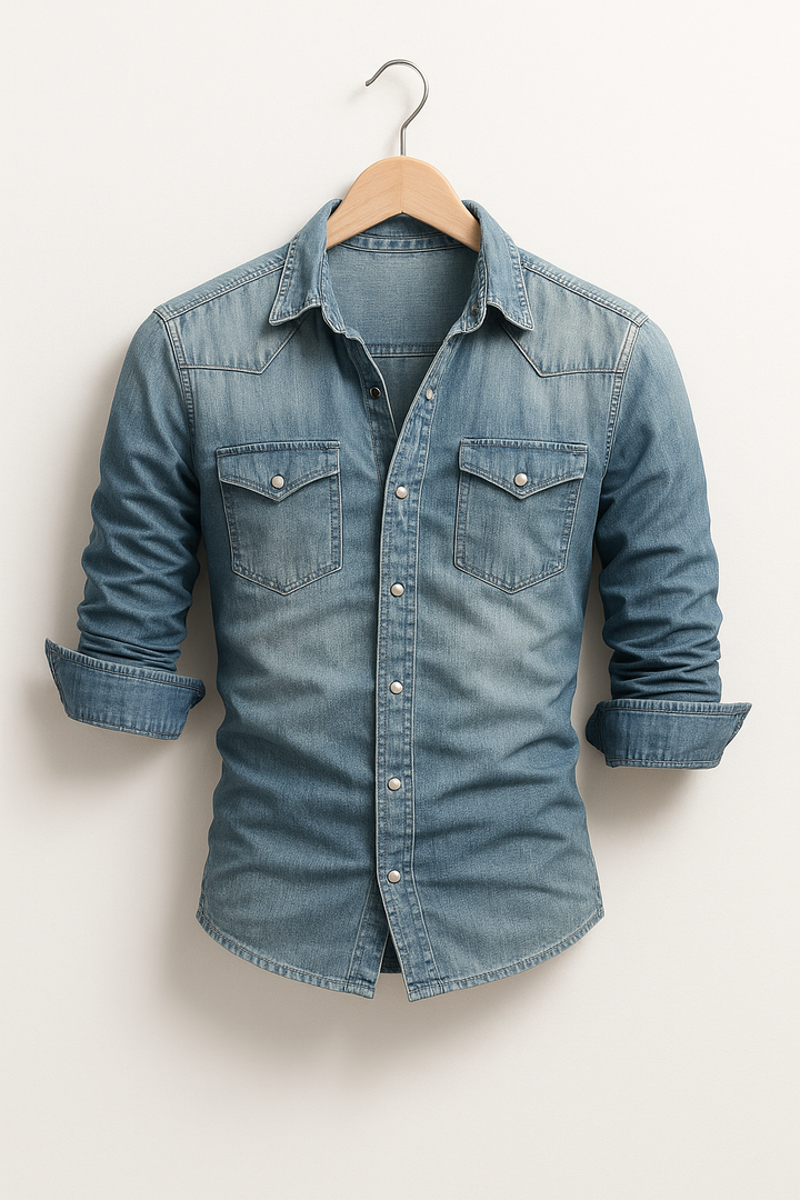 Men's Casual Denim Shirt