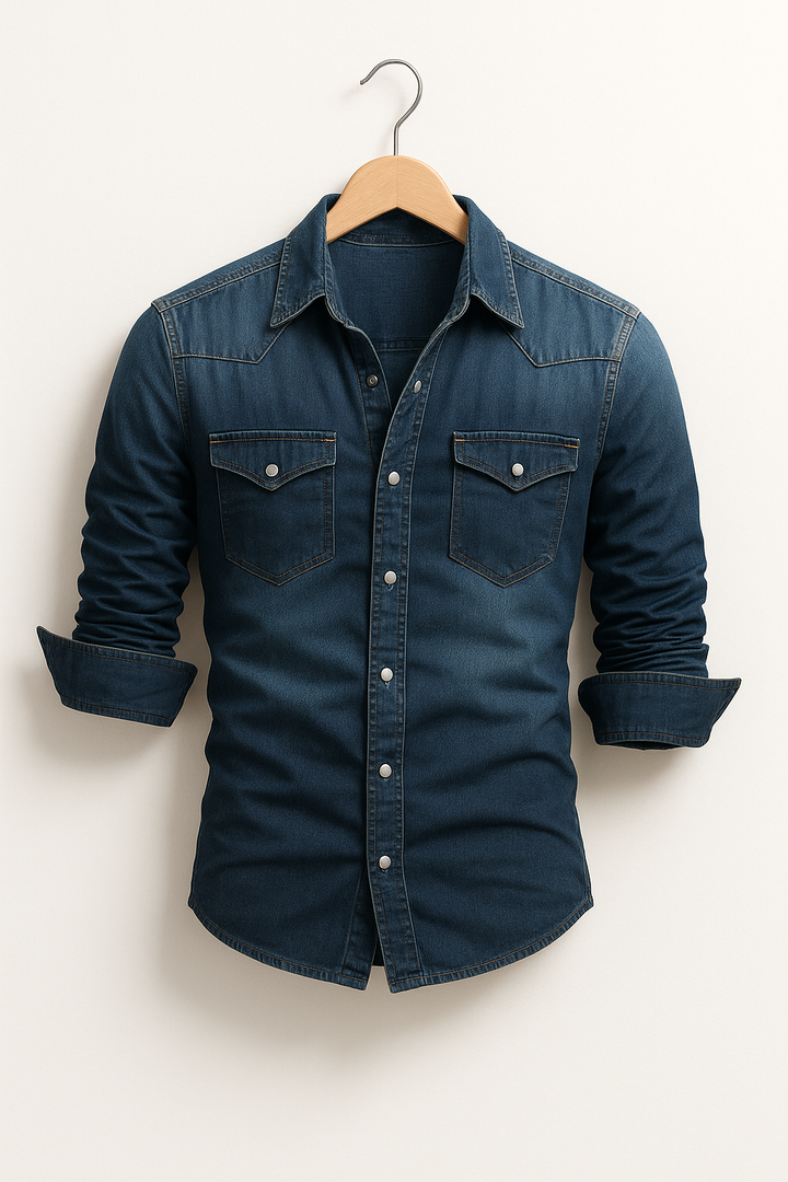 Men's Casual Denim Shirt