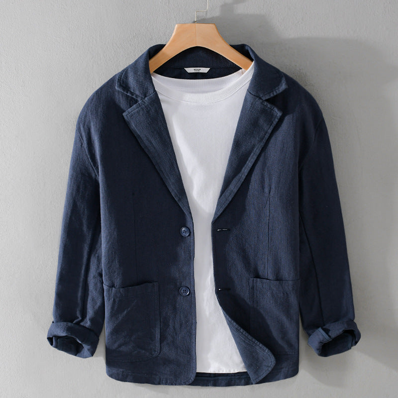 Men's Casual Linen Jacket