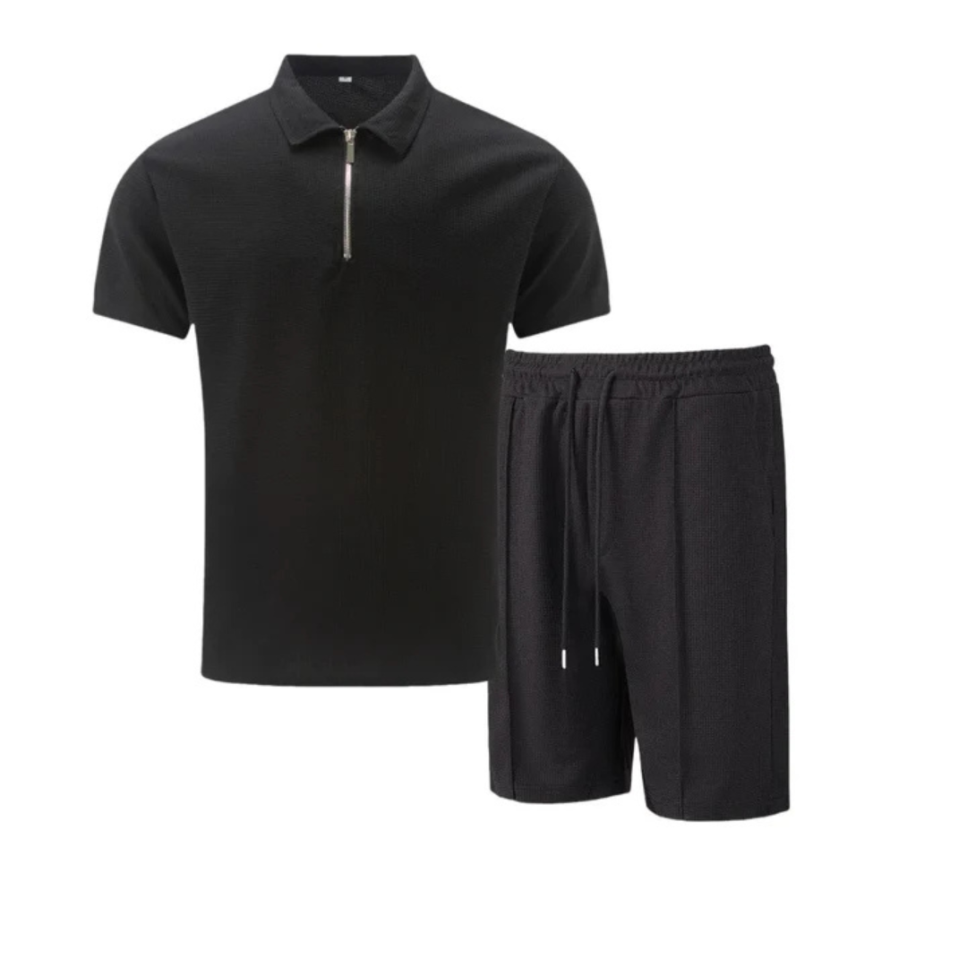 Men’s Co-Ord Set – Polo Shirt and Shorts