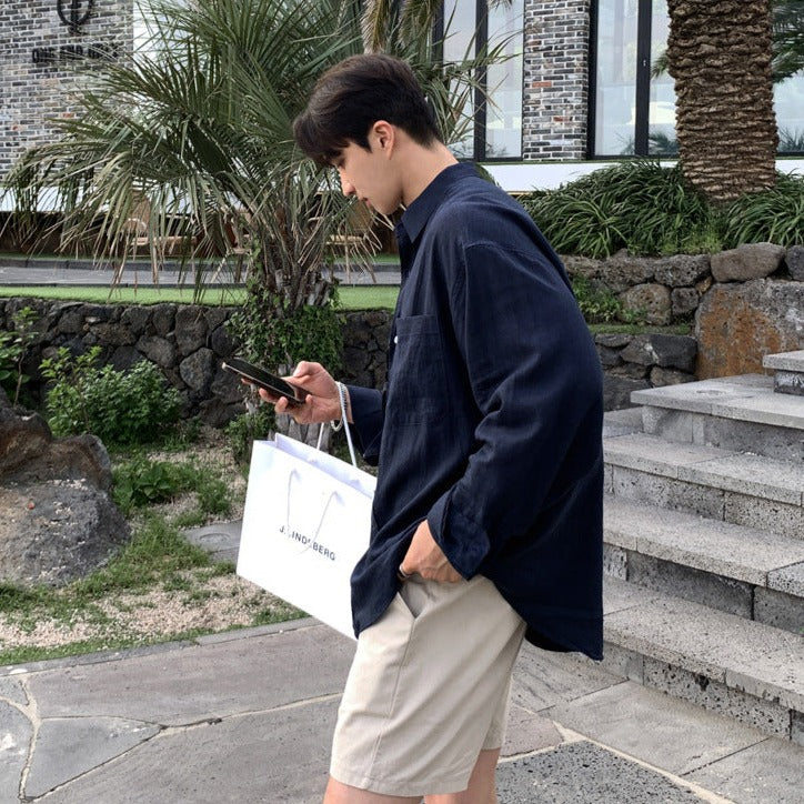 Men's Linen Shirt – Classic Lightweight Dress Style