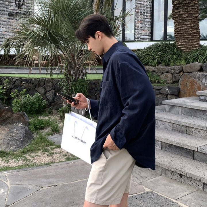 Men's Linen Shirt – Classic Lightweight Dress Style