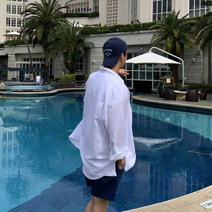 Men's Linen Shirt – Classic Lightweight Dress Style