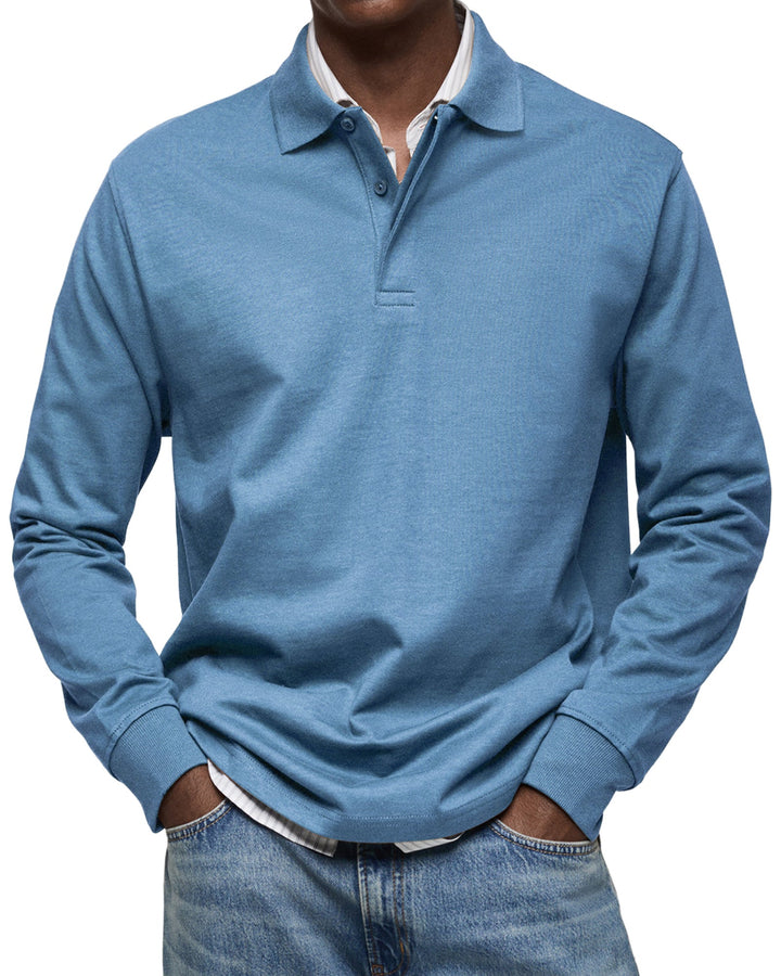 Men's Long Sleeve Polo Shirt