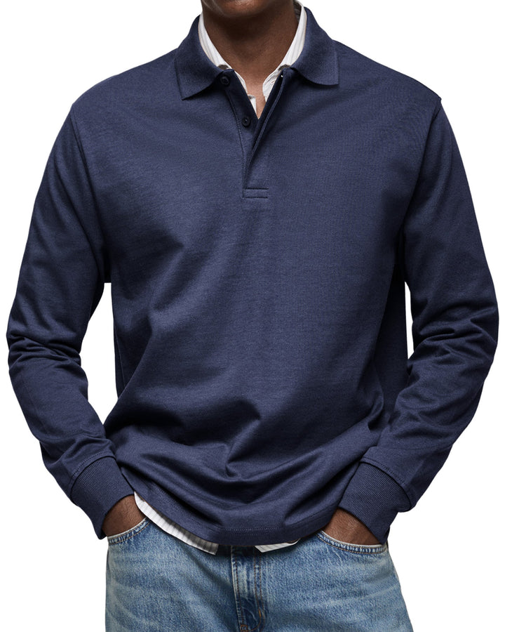 Men's Long Sleeve Polo Shirt