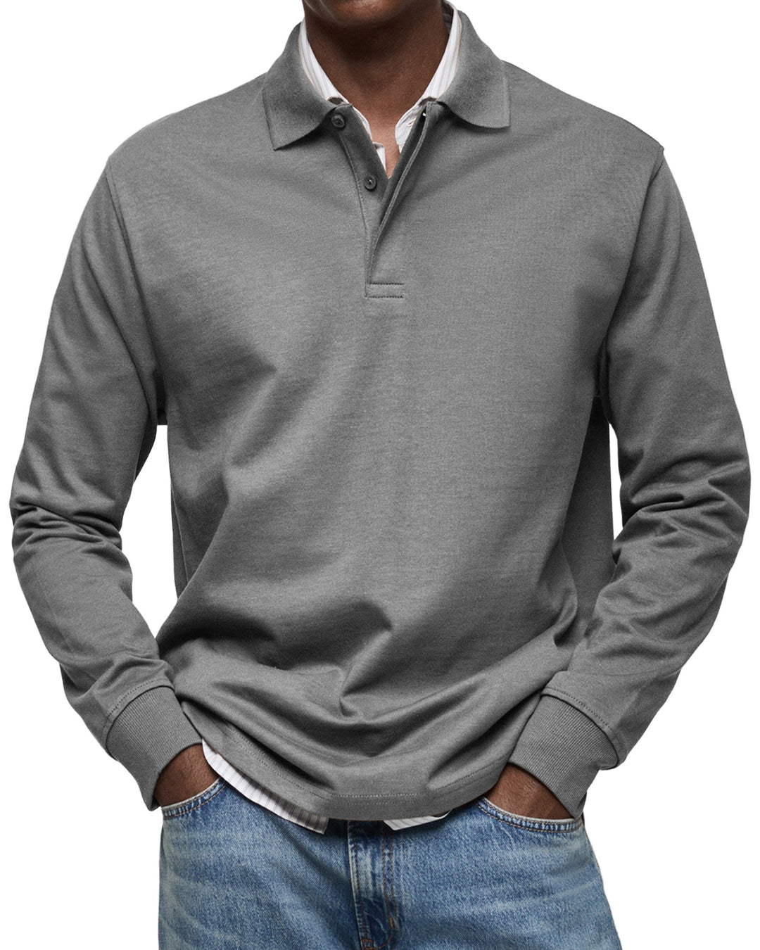 Men's Long Sleeve Polo Shirt