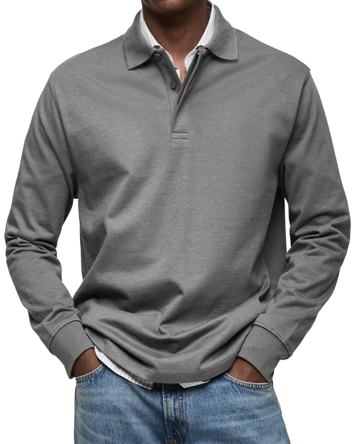 Men's Long Sleeve Polo Shirt