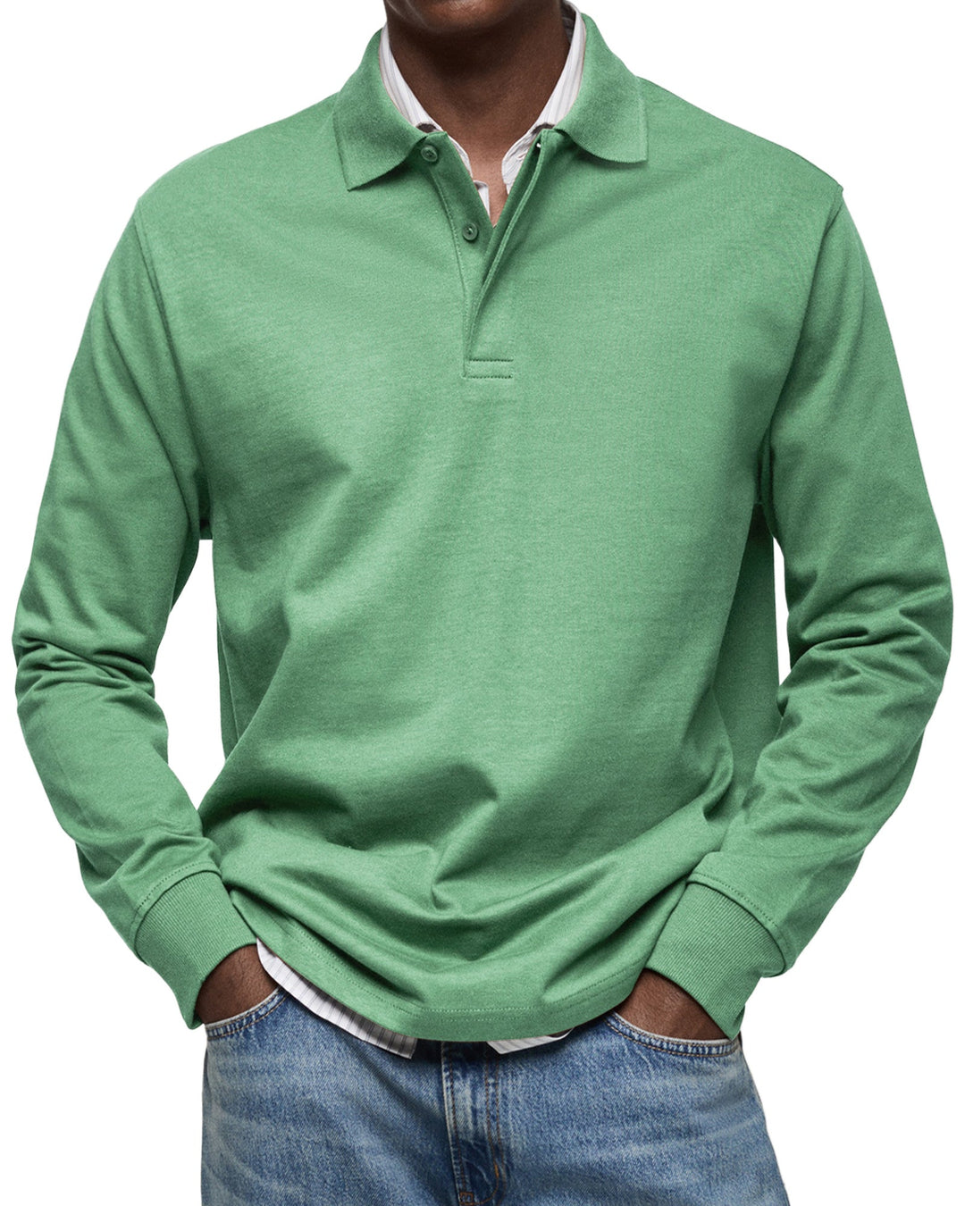 Men's Long Sleeve Polo Shirt