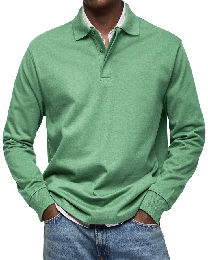 Men's Long Sleeve Polo Shirt