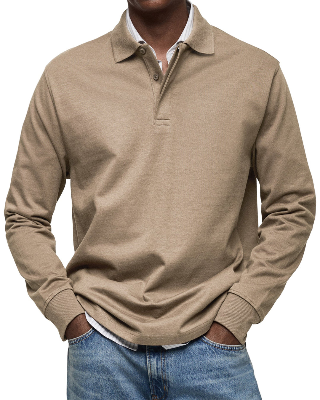 Men's Long Sleeve Polo Shirt