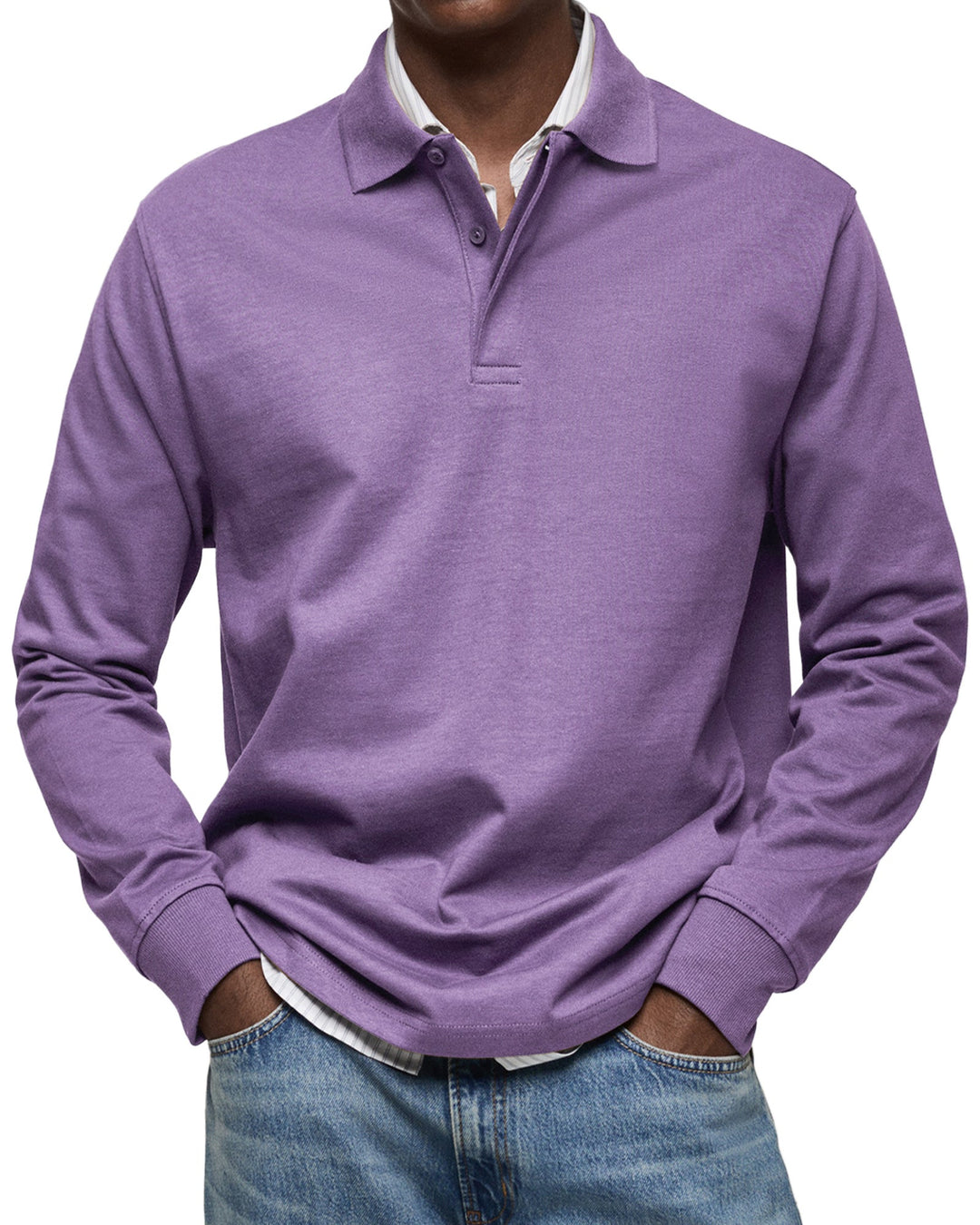 Men's Long Sleeve Polo Shirt