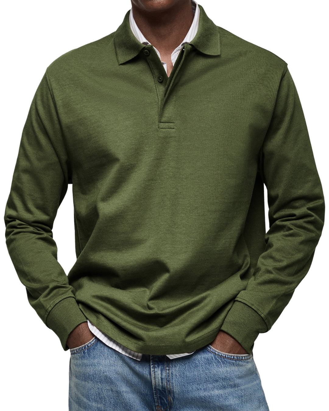 Men's Long Sleeve Polo Shirt