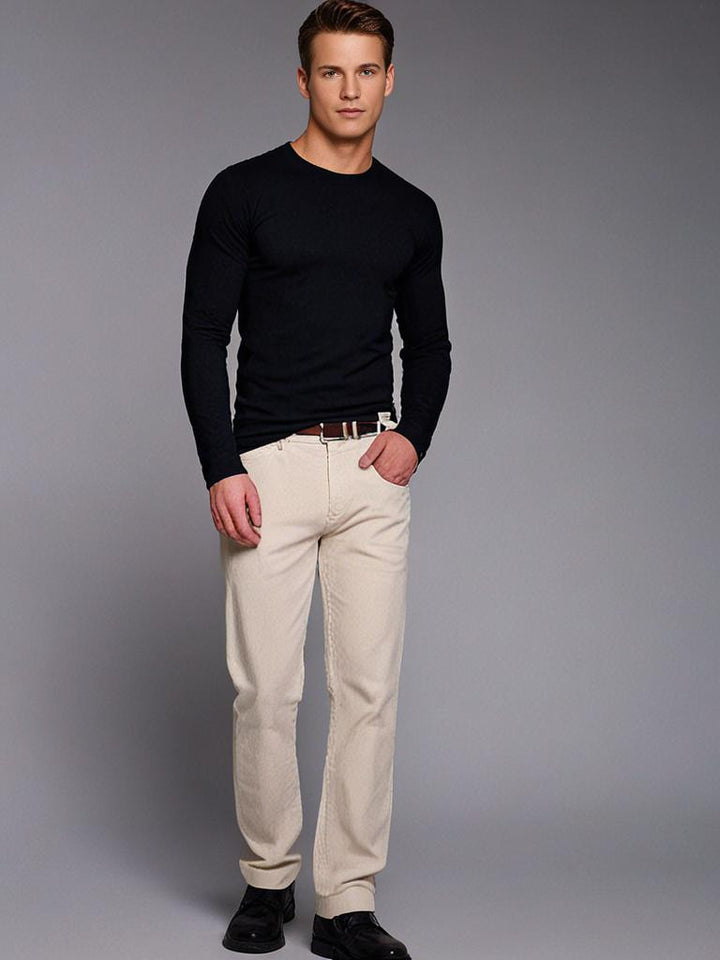 Men's Long Sleeve T-Shirt - Classic O-Neck Style