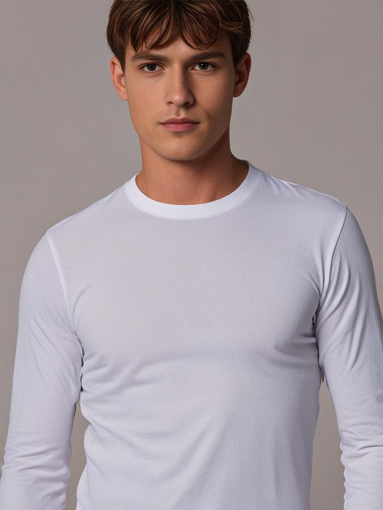 Men's Long Sleeve T-Shirt - Classic O-Neck Style