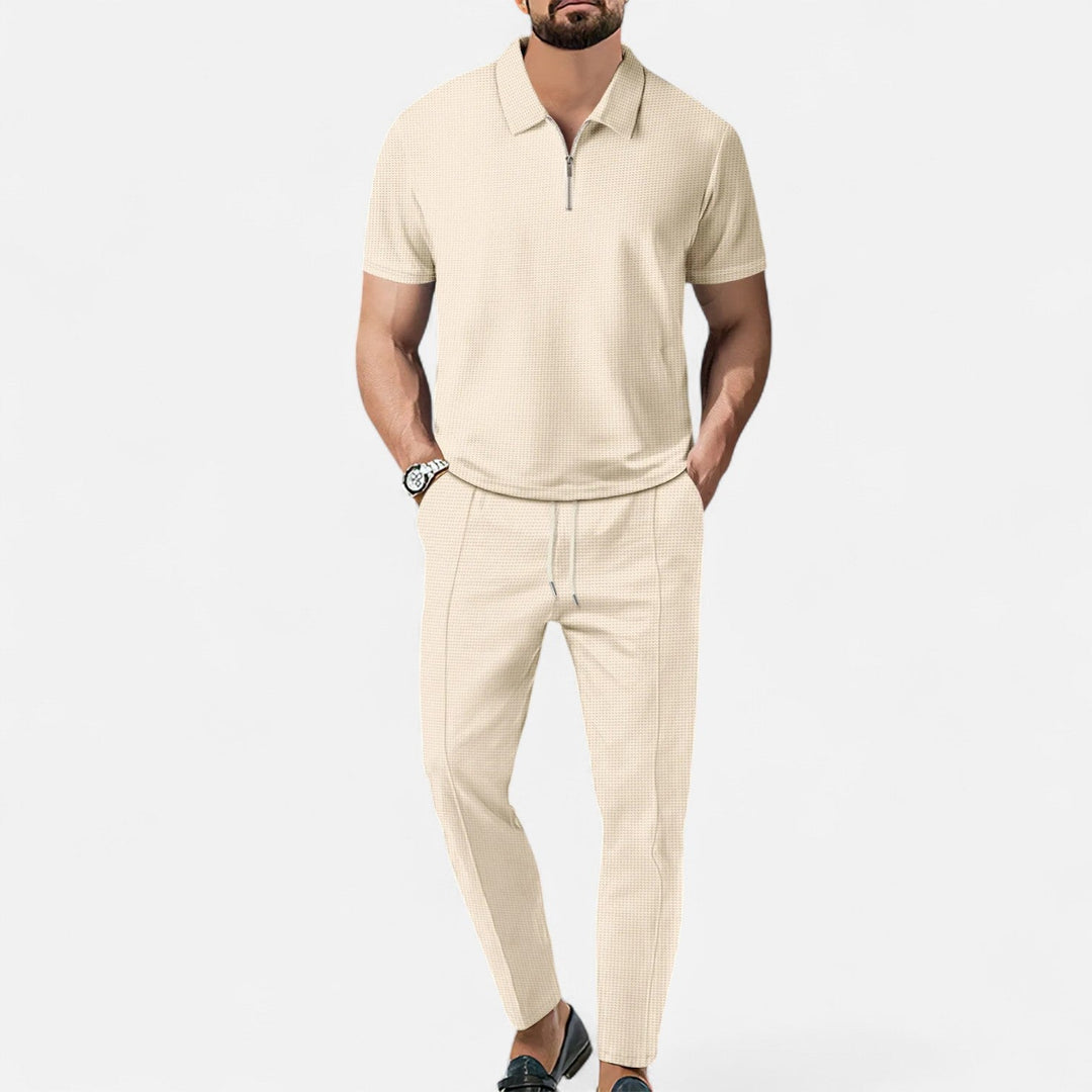 Polo and Trouser Set – Soft Feel & Relaxed Shape