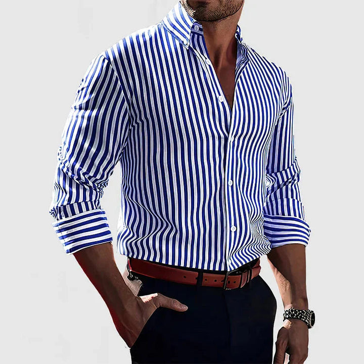 Men's Striped Overshirt - Stylish Casual Shirts for Men