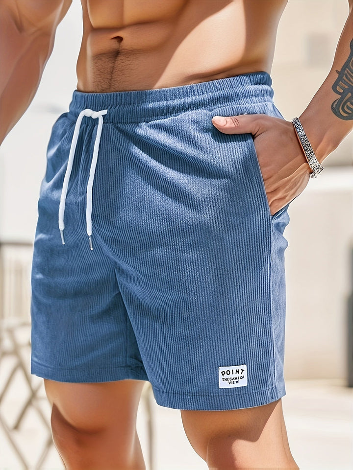 Men's Striped Summer Swim Shorts