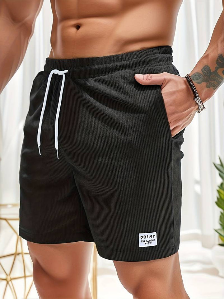 Men's Striped Summer Swim Shorts