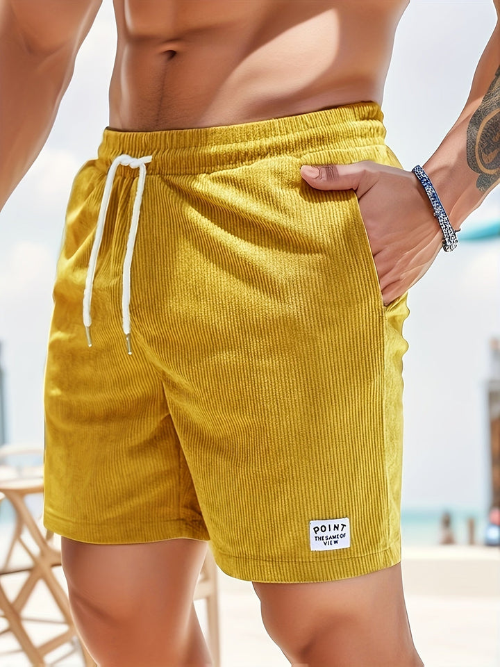 Men's Striped Summer Swim Shorts