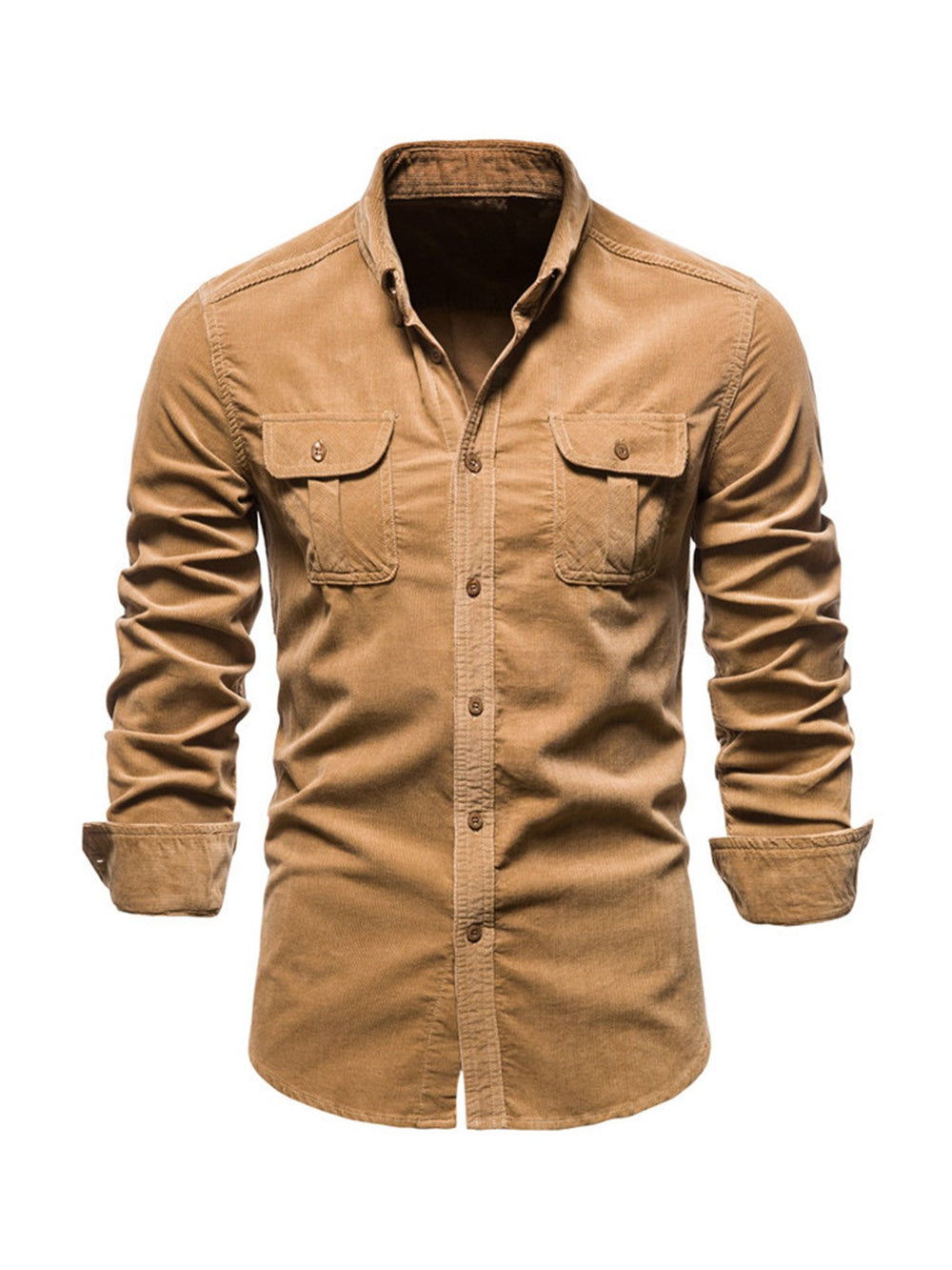 Cotton Blend Shirt – Warm Feel & Straight Cut Shape