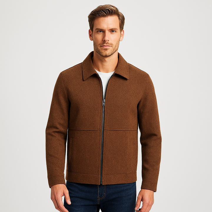 Men's Textured Harrington Super Shirt