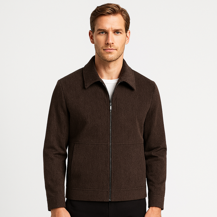 Men's Textured Harrington Super Shirt