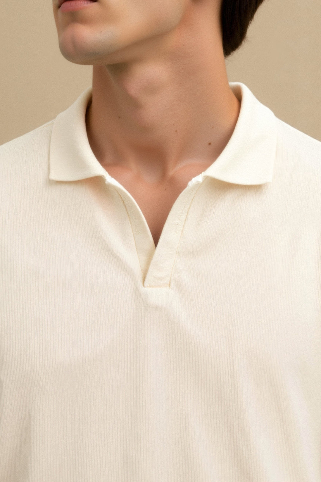 Men's V-Neck Short Sleeve Polo Shirt
