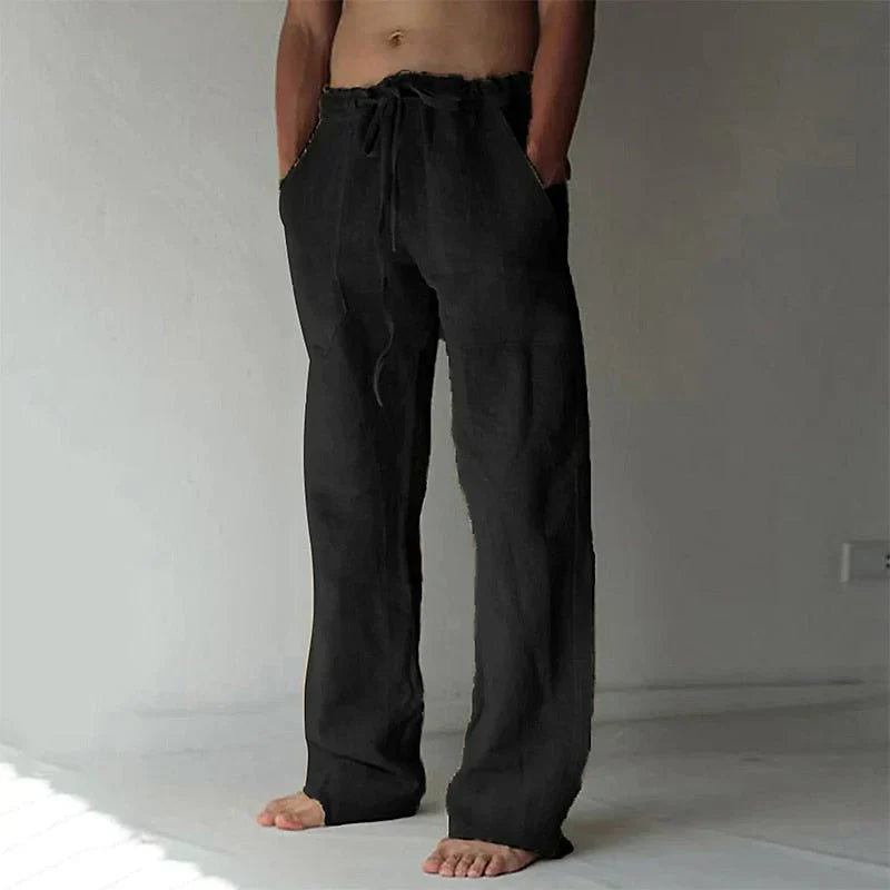 Men’s Baggy Linen Summer Trousers