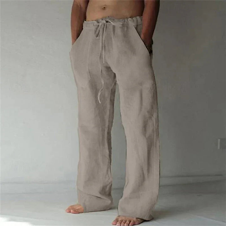 Men’s Baggy Linen Summer Trousers