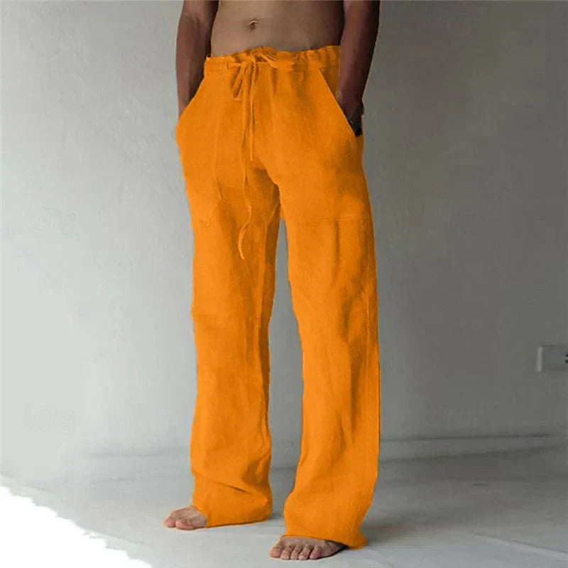 Men’s Baggy Linen Summer Trousers
