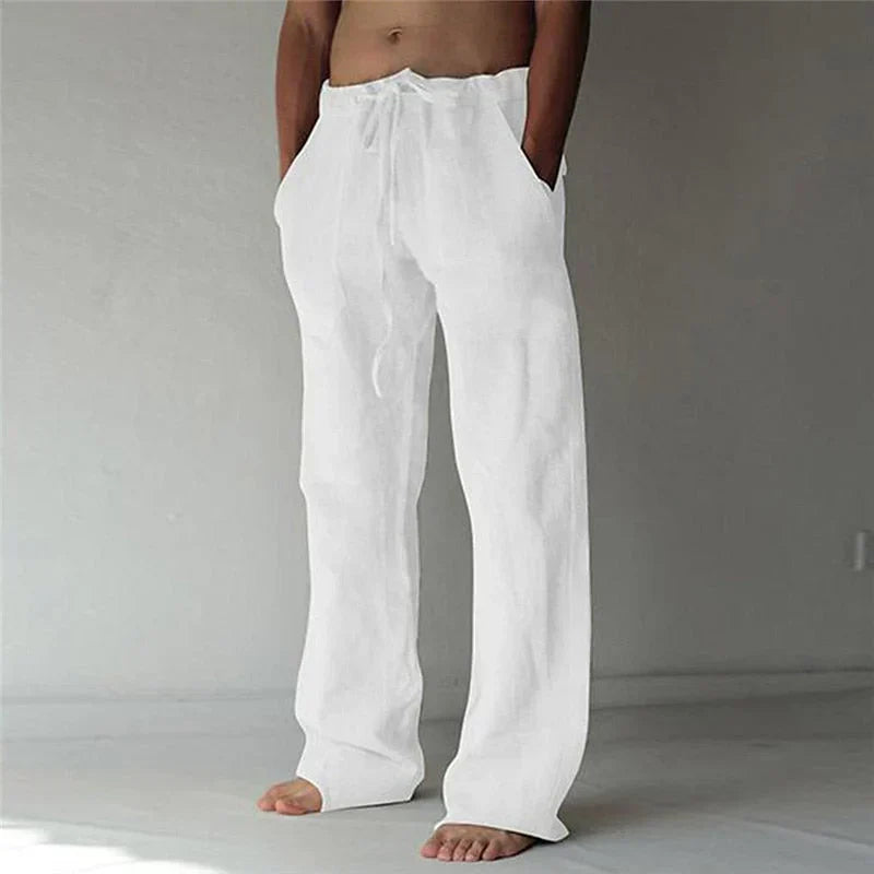 Men’s Baggy Linen Summer Trousers