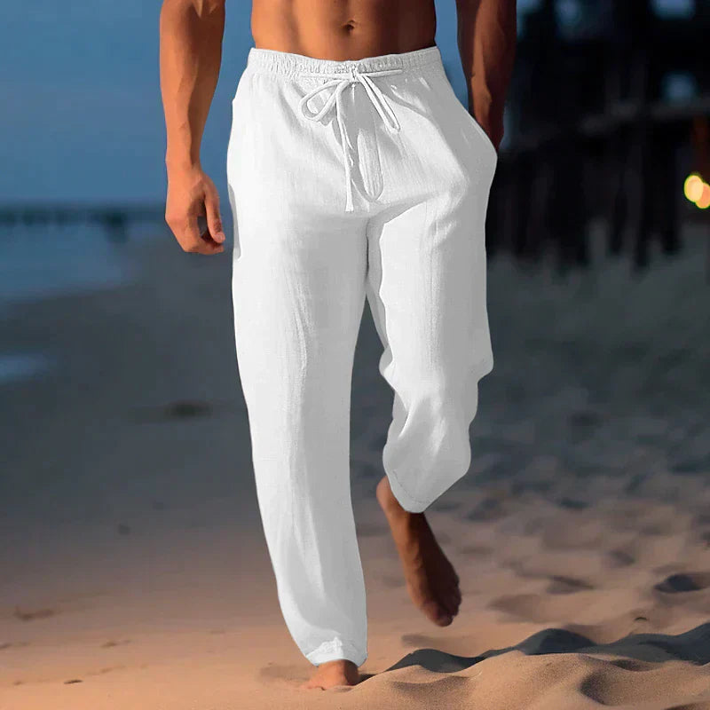 Men’s Casual Linen Trousers