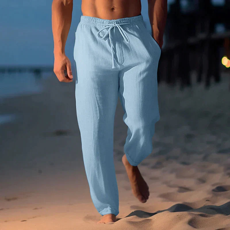 Men’s Casual Linen Trousers