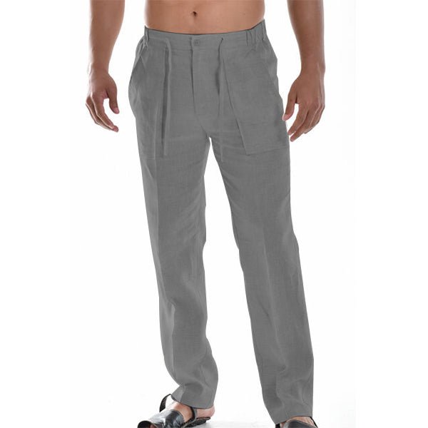 Men’s Casual Linen Trousers