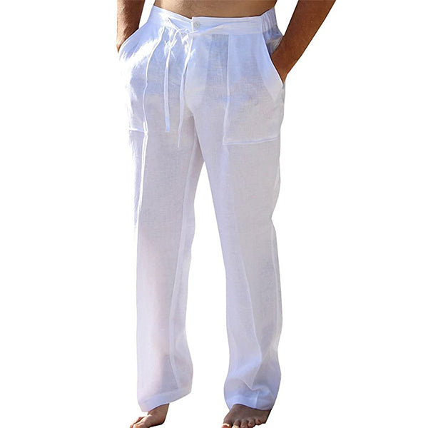Men’s Casual Linen Trousers