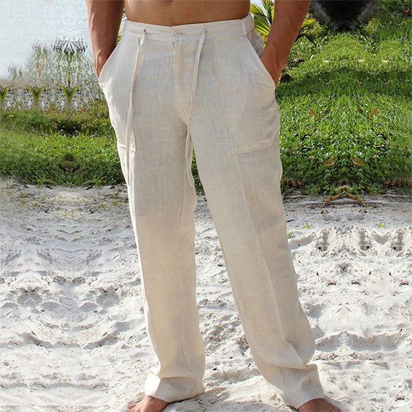 Men’s Casual Linen Trousers